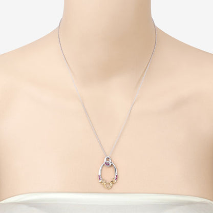 0.18 Carat Genuine Ruby .925 Sterling Silver Pendant by Bids.com