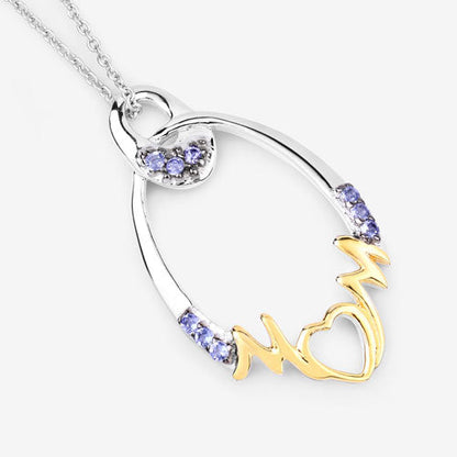 0.18 Carat Genuine Tanzanite .925 Sterling Silver Pendant by Bids.com