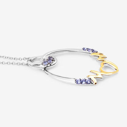 0.18 Carat Genuine Tanzanite .925 Sterling Silver Pendant by Bids.com