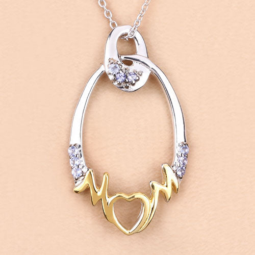 0.18 Carat Genuine Tanzanite .925 Sterling Silver Pendant by Bids.com