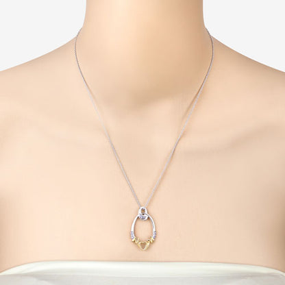 0.18 Carat Genuine Tanzanite .925 Sterling Silver Pendant by Bids.com