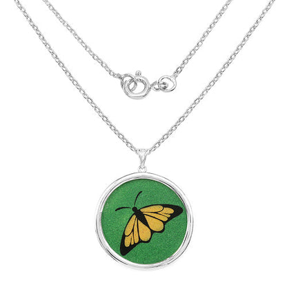 29.50 Carat Genuine Emerald .925 Sterling Silver Pendant by Bids.com