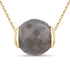 16.79 Carat Genuine Grey Moonstone .925 Sterling Silver Pendant by Avera Group