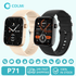 ColMi P71 IP68 Smartwatch with Long Battery Life, 1.9" Display, Health & Fitness Tracking - accessories