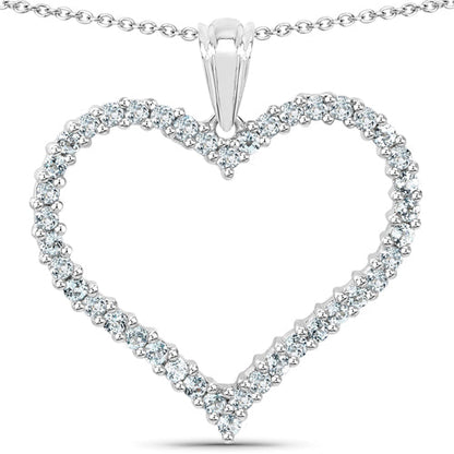 2.10 Carat Genuine Blue Topaz .925 Sterling Silver Pendant by Bids.com