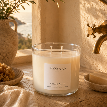 Palo Santo Candles by Mobaak Aromatherapy Shoppe