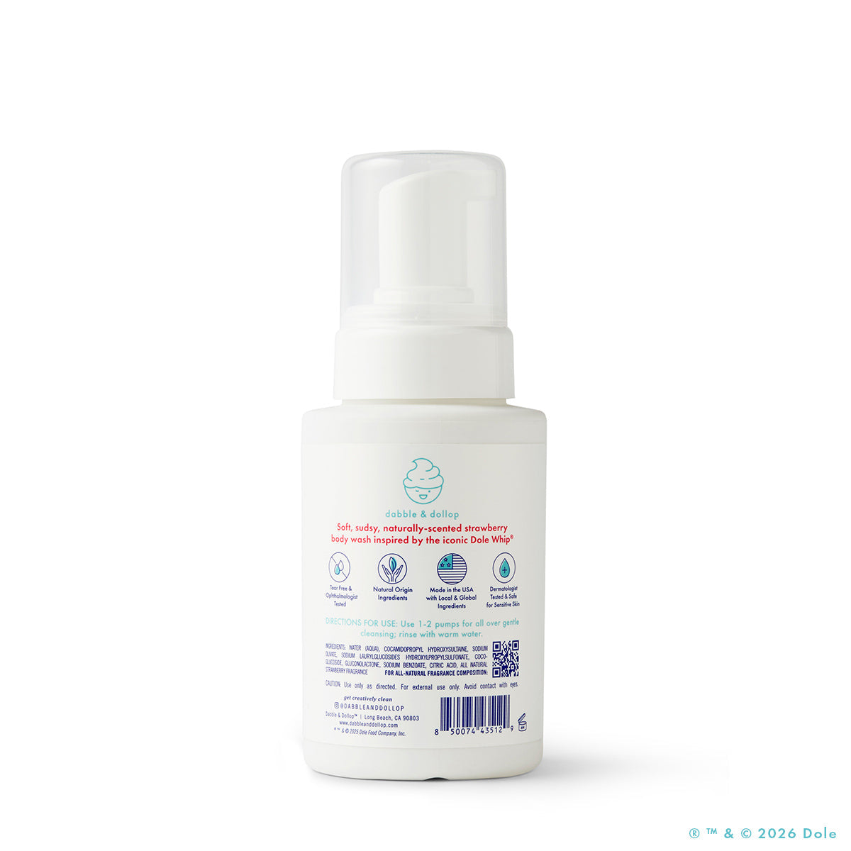 Dole Whip® Strawberry Foaming Body Wash by Dabble &amp; Dollop