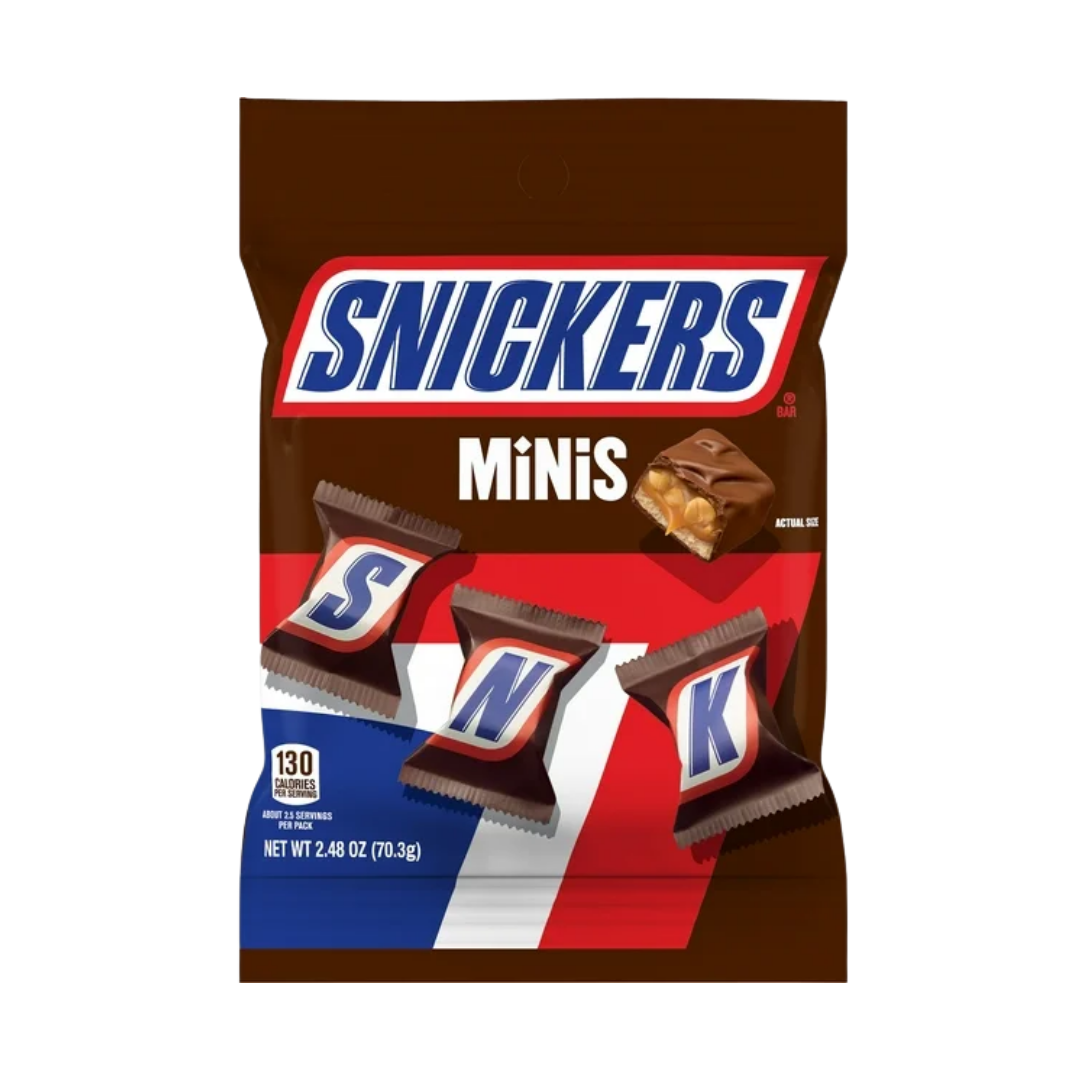 Snickers Minis Peg Bag (2.48 oz) by Farmacias Savia
