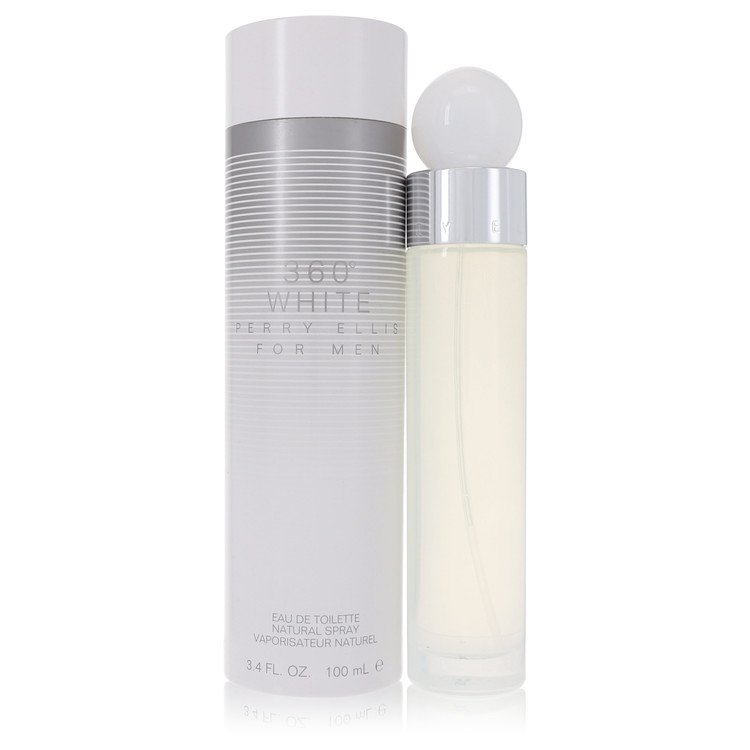 Perry Ellis 360 White by Perry Ellis Eau De Toilette Spray 3.4 oz for Men 