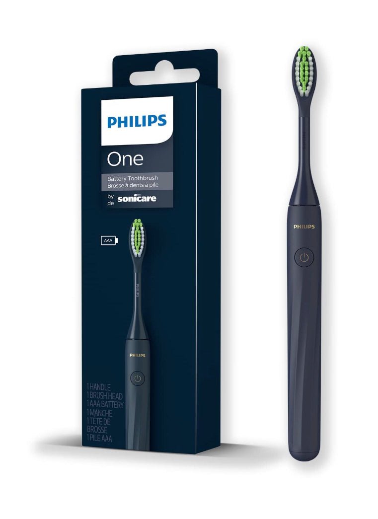 Philips One by Sonicare Electric Toothbrush (HY1100/54), Black - DestGlow