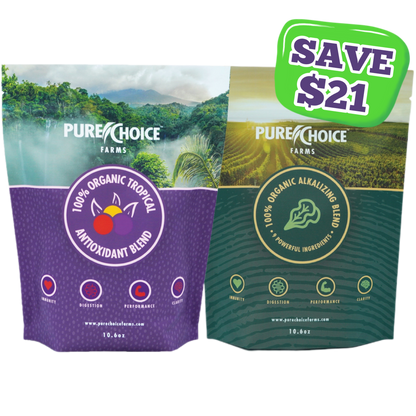 Organic Tropics &amp; Raw Greens Micronutrient Powders