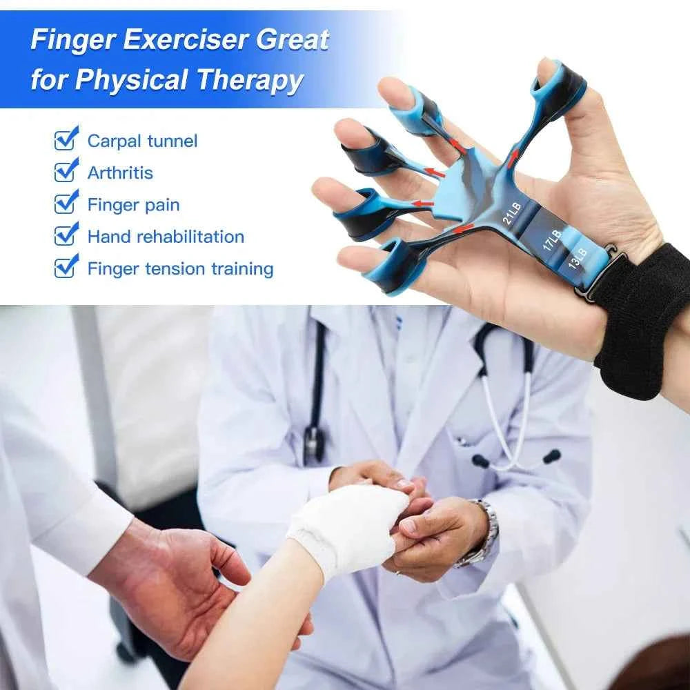 GripPro™ Finger Gripper Exerciser – Adjustable Resistance &amp; Hand Strength
