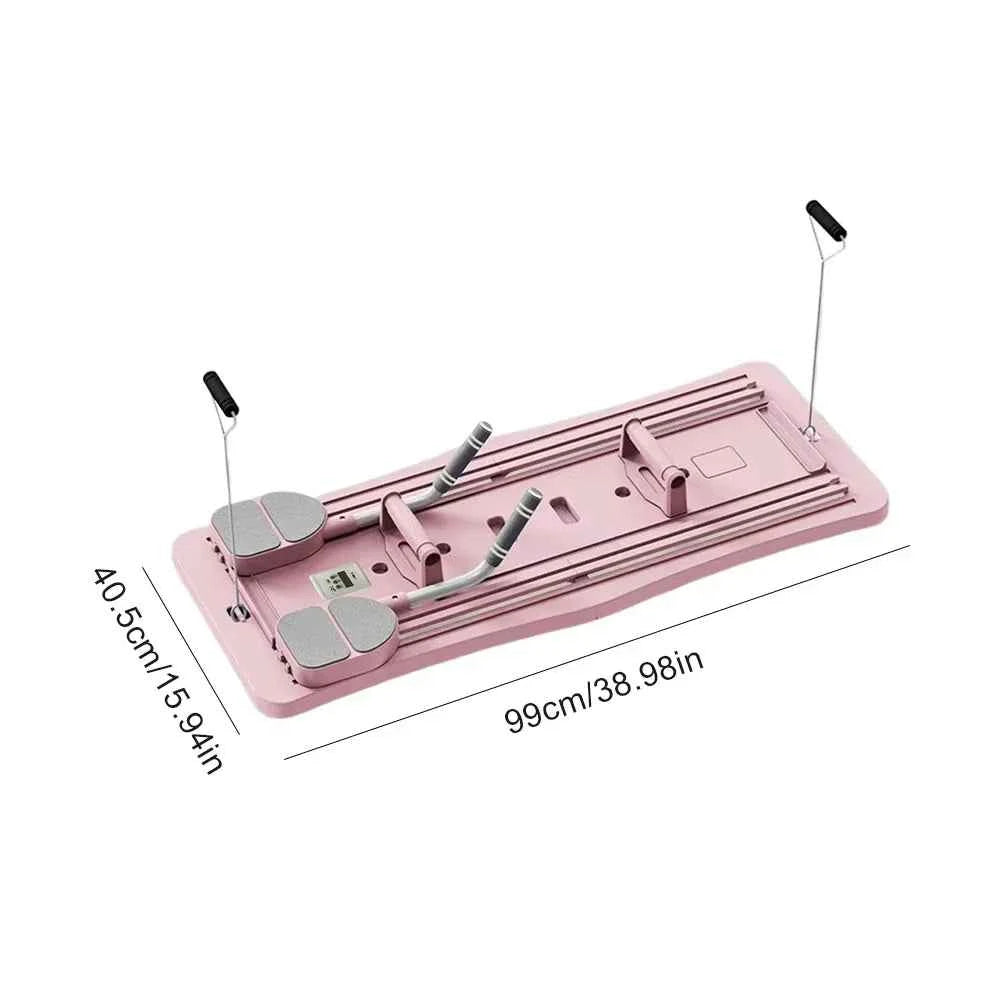 CoreFlex™ Foldable Pilates Reformer Push-Up Board – Non-Slip Ab Workout &amp; Fitness Training Machine