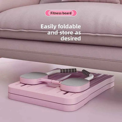 CoreFlex™ Foldable Pilates Reformer Push-Up Board – Non-Slip Ab Workout &amp; Fitness Training Machine