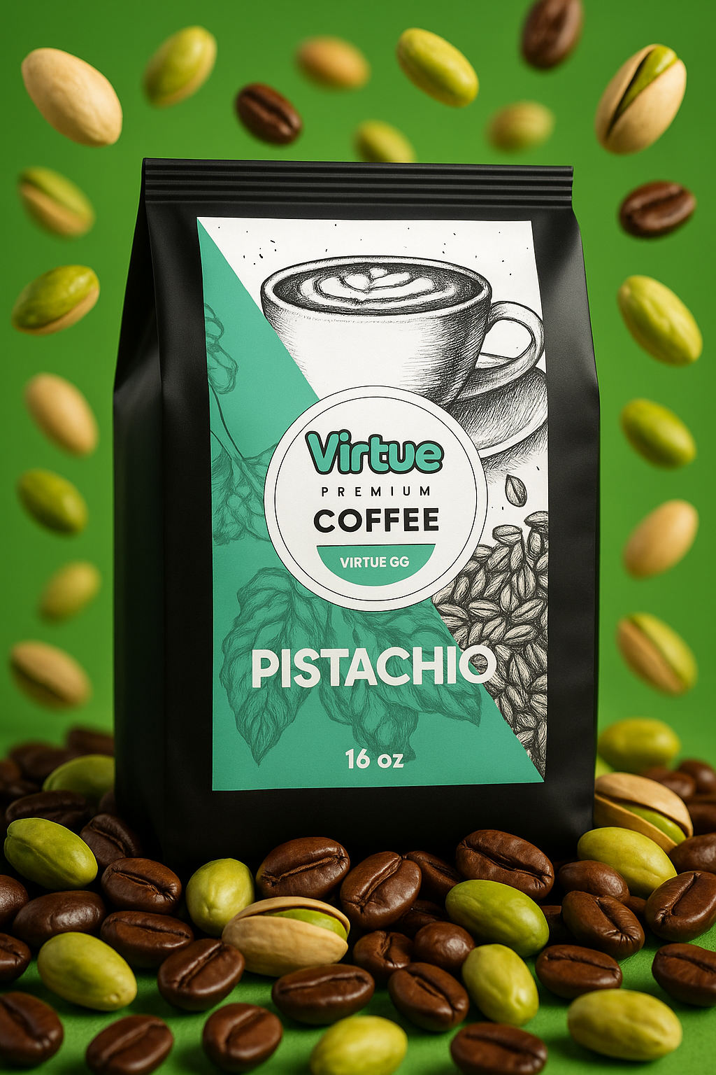 Flavored Coffee – 16oz | Small Batch, Expertly Roasted, No Sugar by Virtrue