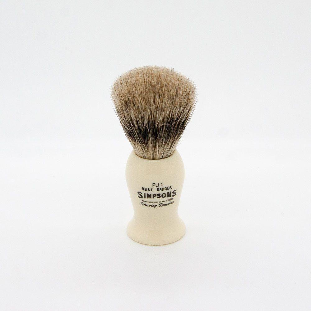 Simpsons Persian Jar Pj1 Best Badger Hair Shaving Brush by Pasteur Pharmacy
