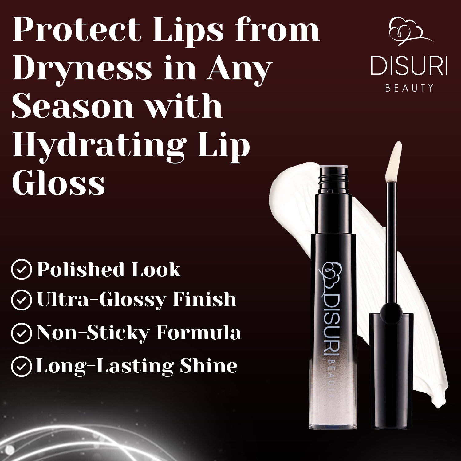 DISURI Beauty Glossy Blast Lip Gloss - Glossy Pop (M13)