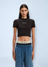 Palm Angels Women Logo Motif T-Shirt by Luosophy