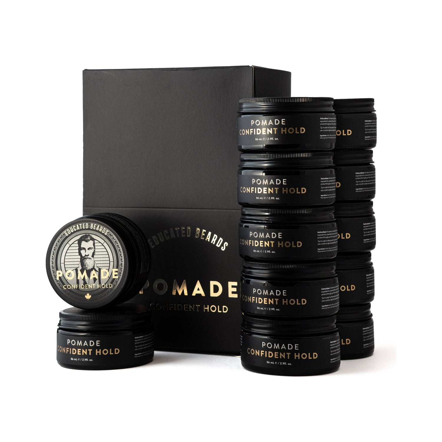 Educated Beards Pomade Confident Hold 86ml by Pasteur Pharmacy