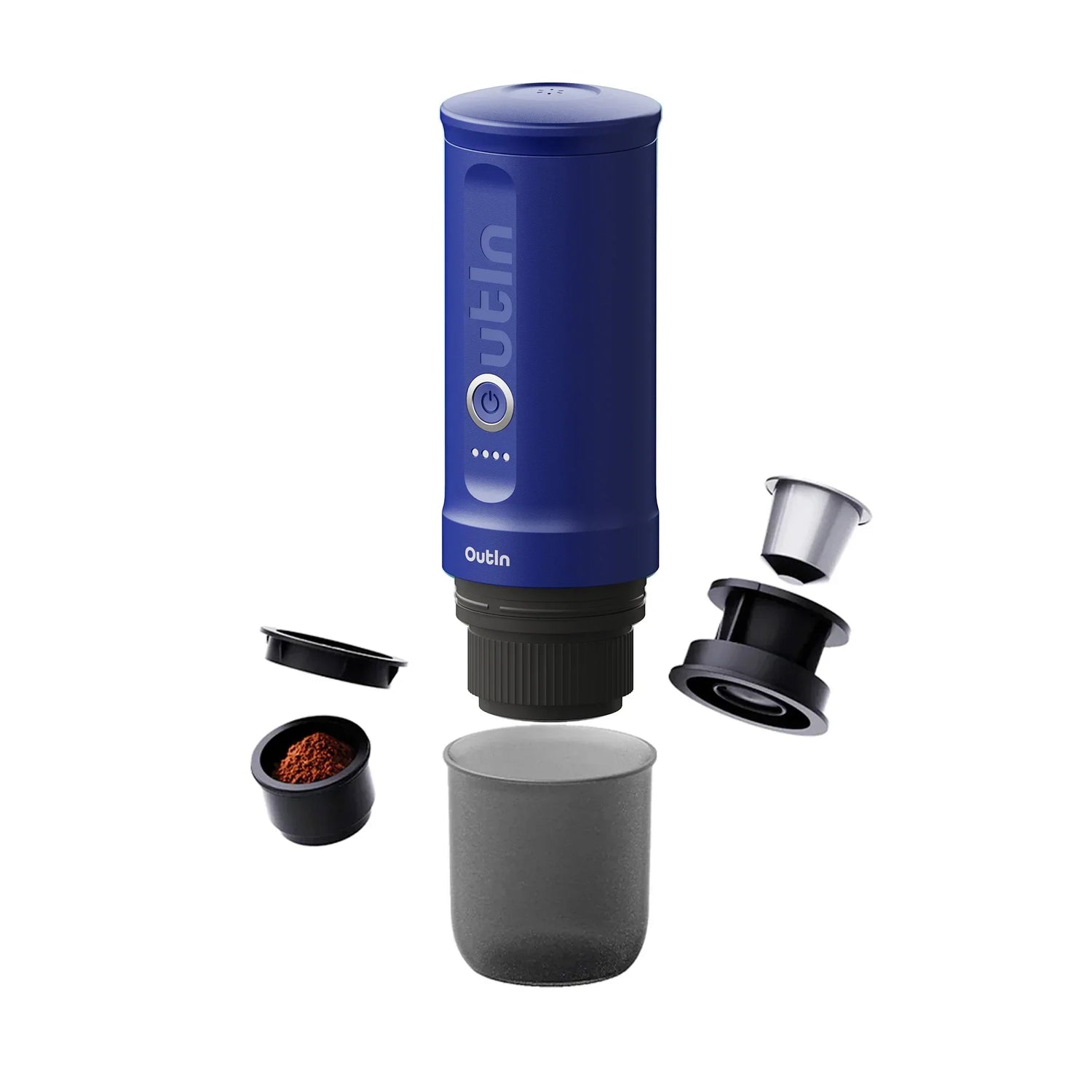 Nano Portable Espresso Machine Set (Ocean Blue) by OutIn