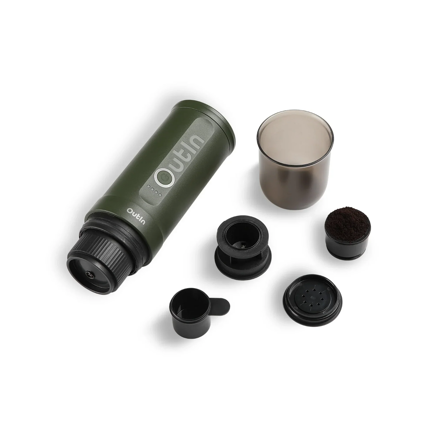 Nano Portable Espresso Machine (Forest Green) by OutIn