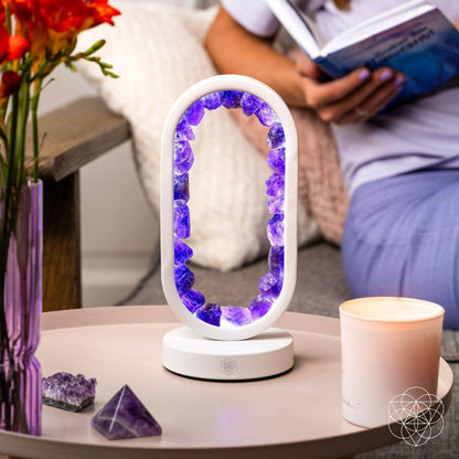 Portal To Peace - Amethyst Lamp Of Stress Relief - DestGlow