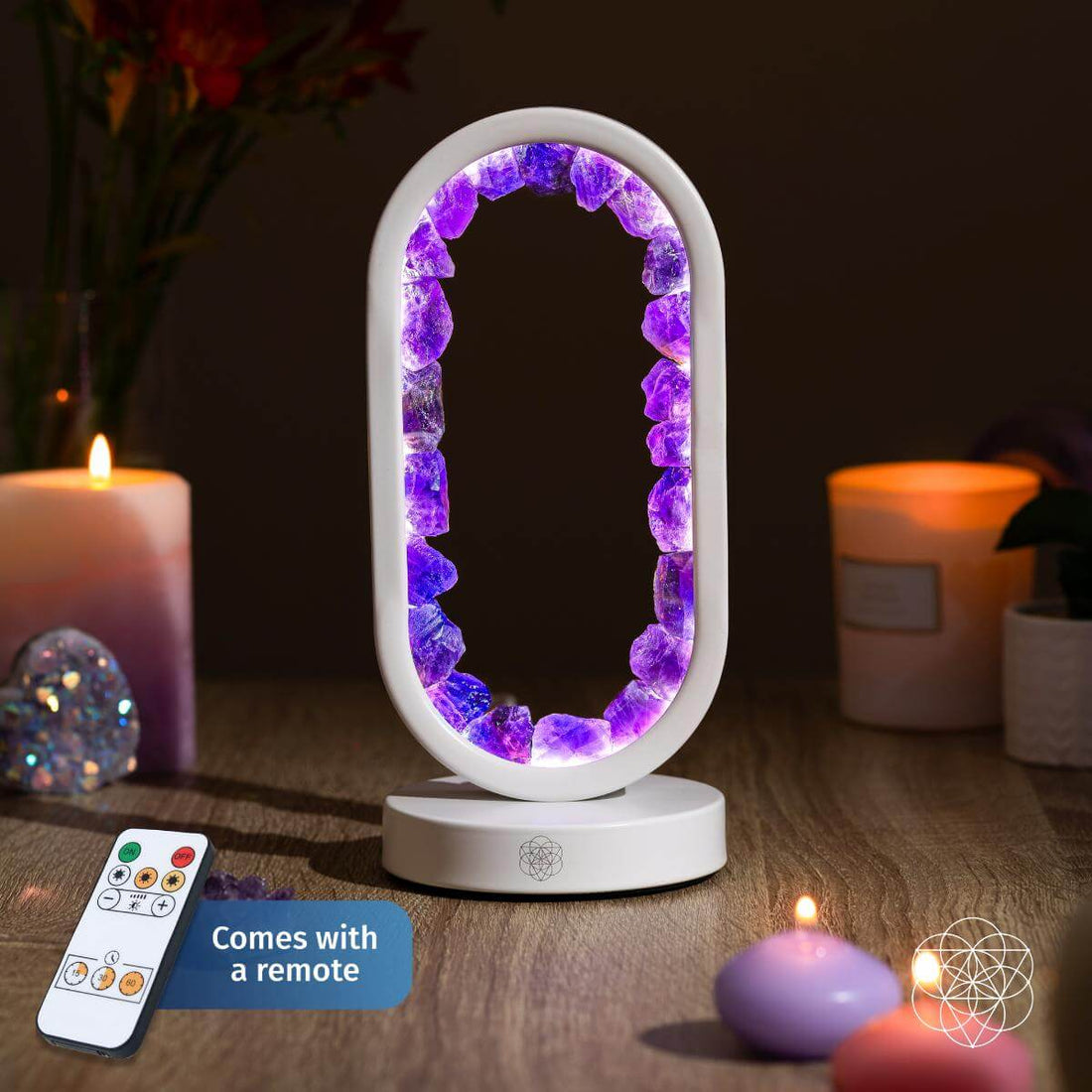 Portal To Peace - Amethyst Lamp Of Stress Relief - DestGlow