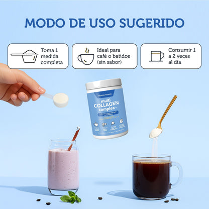 Hydrolyzed Collagen 5-in-1 with Hyaluronic Acid, Vitamin C &amp; Probiotics for Skin, Hair &amp; Joints - DestGlow