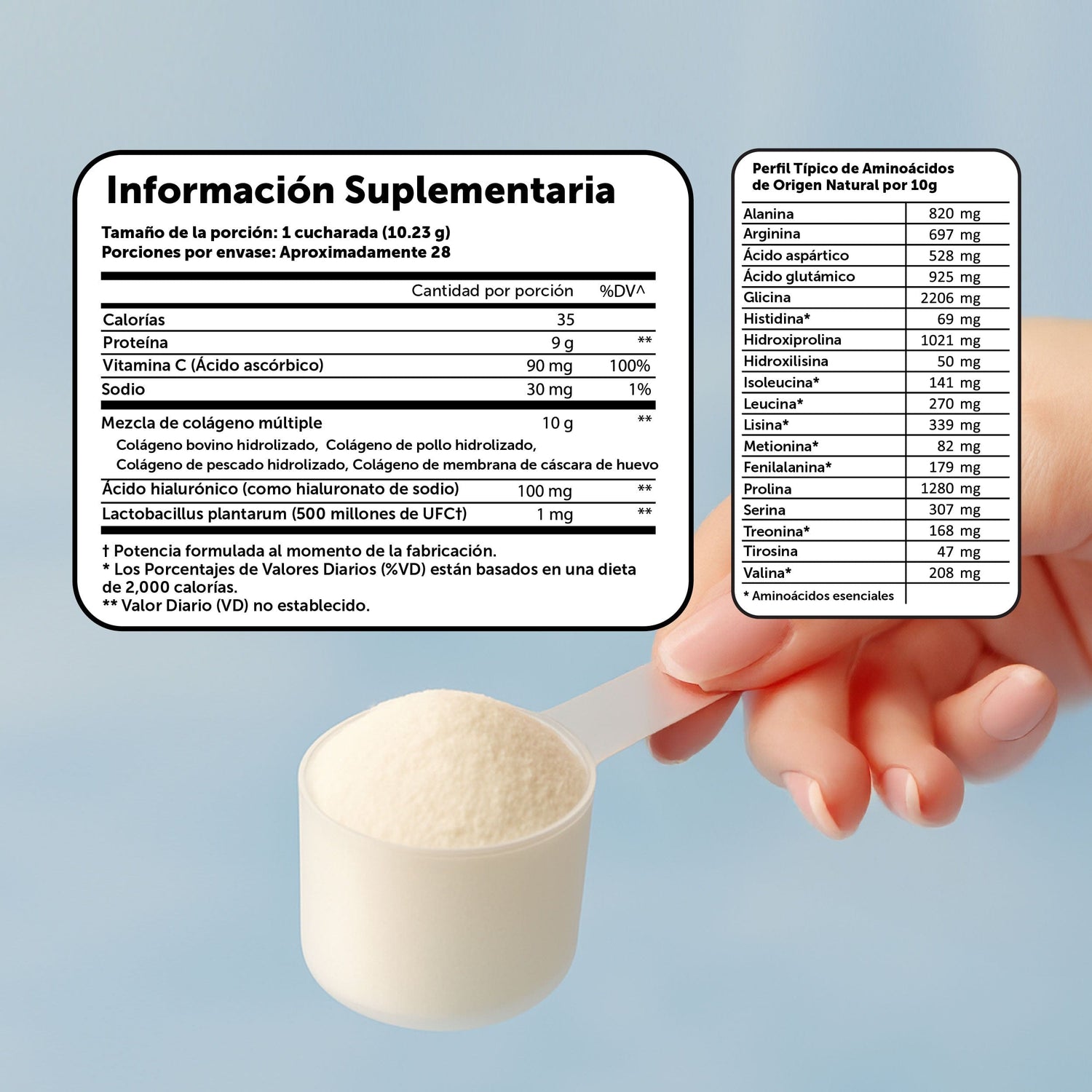 Hydrolyzed Collagen 5-in-1 with Hyaluronic Acid, Vitamin C &amp; Probiotics for Skin, Hair &amp; Joints - DestGlow