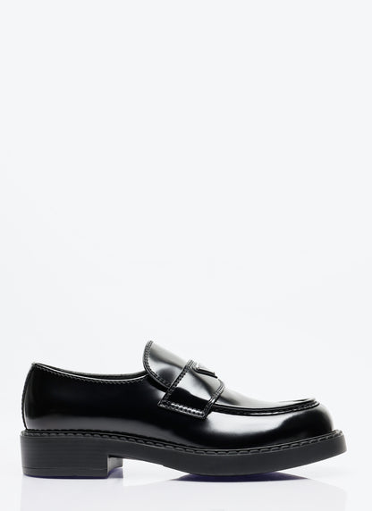 Prada Men Chocolate Loafers by Luosophy