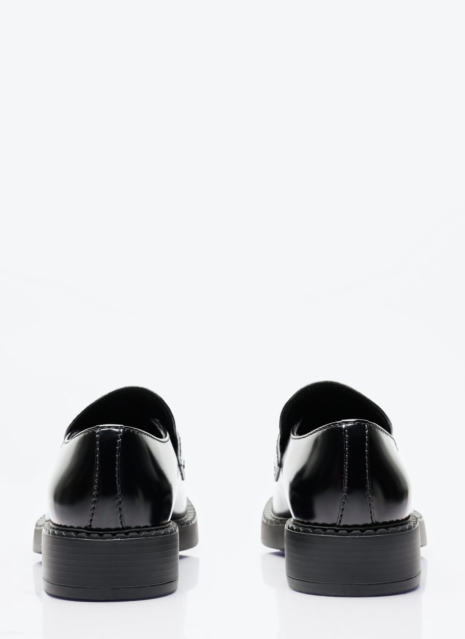 Prada Men Chocolate Loafers by Luosophy
