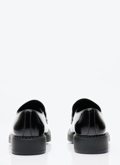 Prada Men Chocolate Loafers by Luosophy