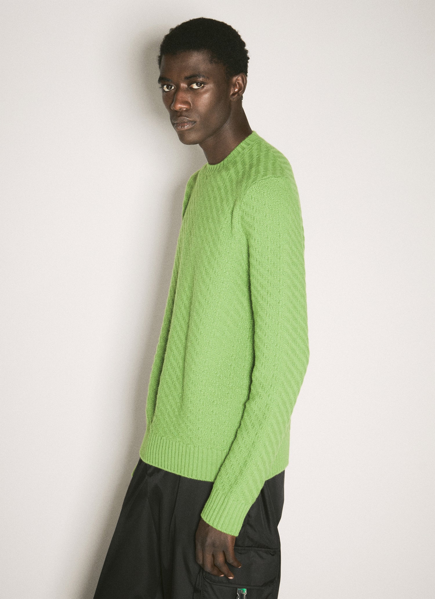 Prada Men Wool-And-Cashmere-Blend Sweater by Luosophy