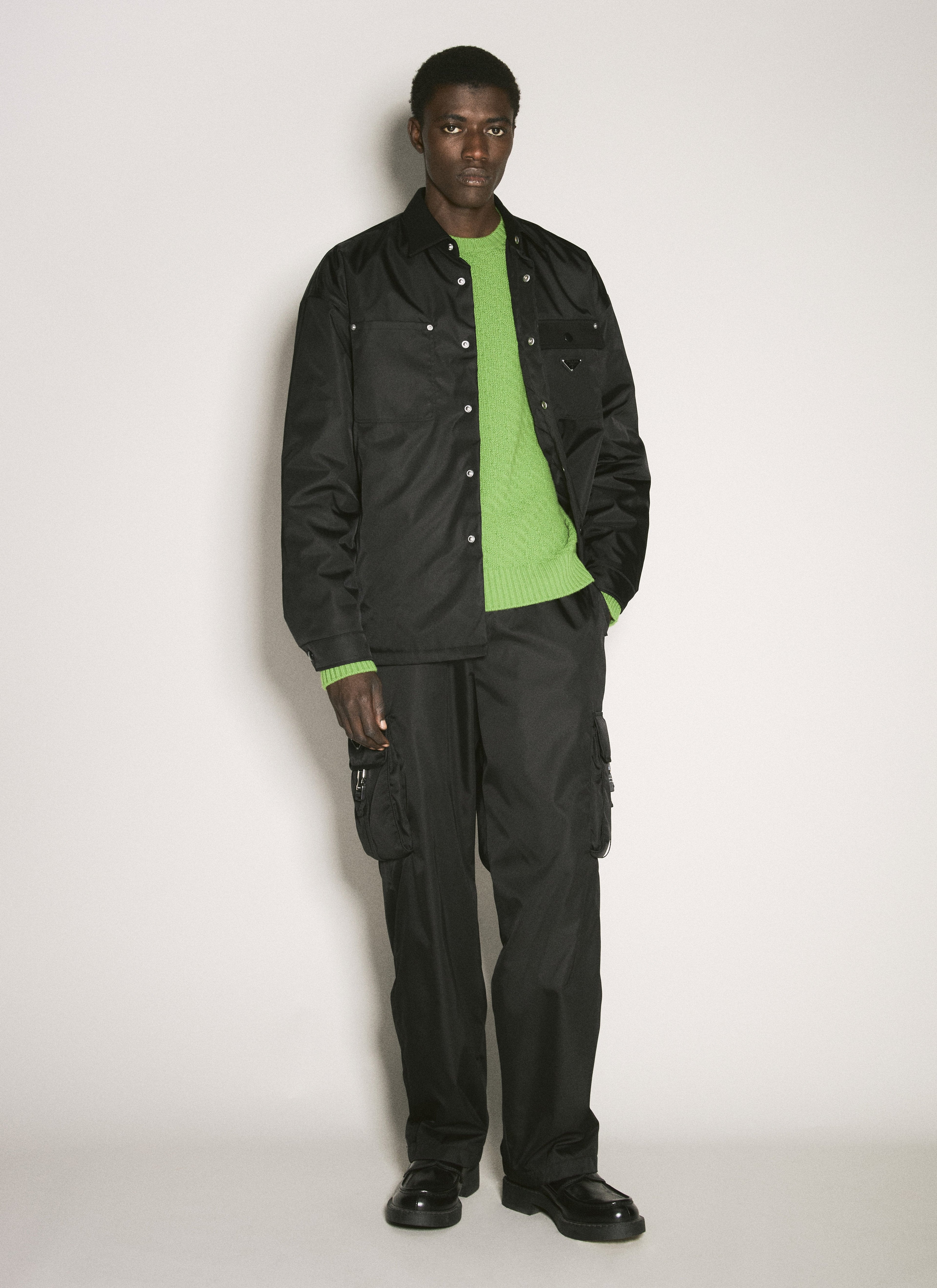 Prada Men Wool-And-Cashmere-Blend Sweater by Luosophy