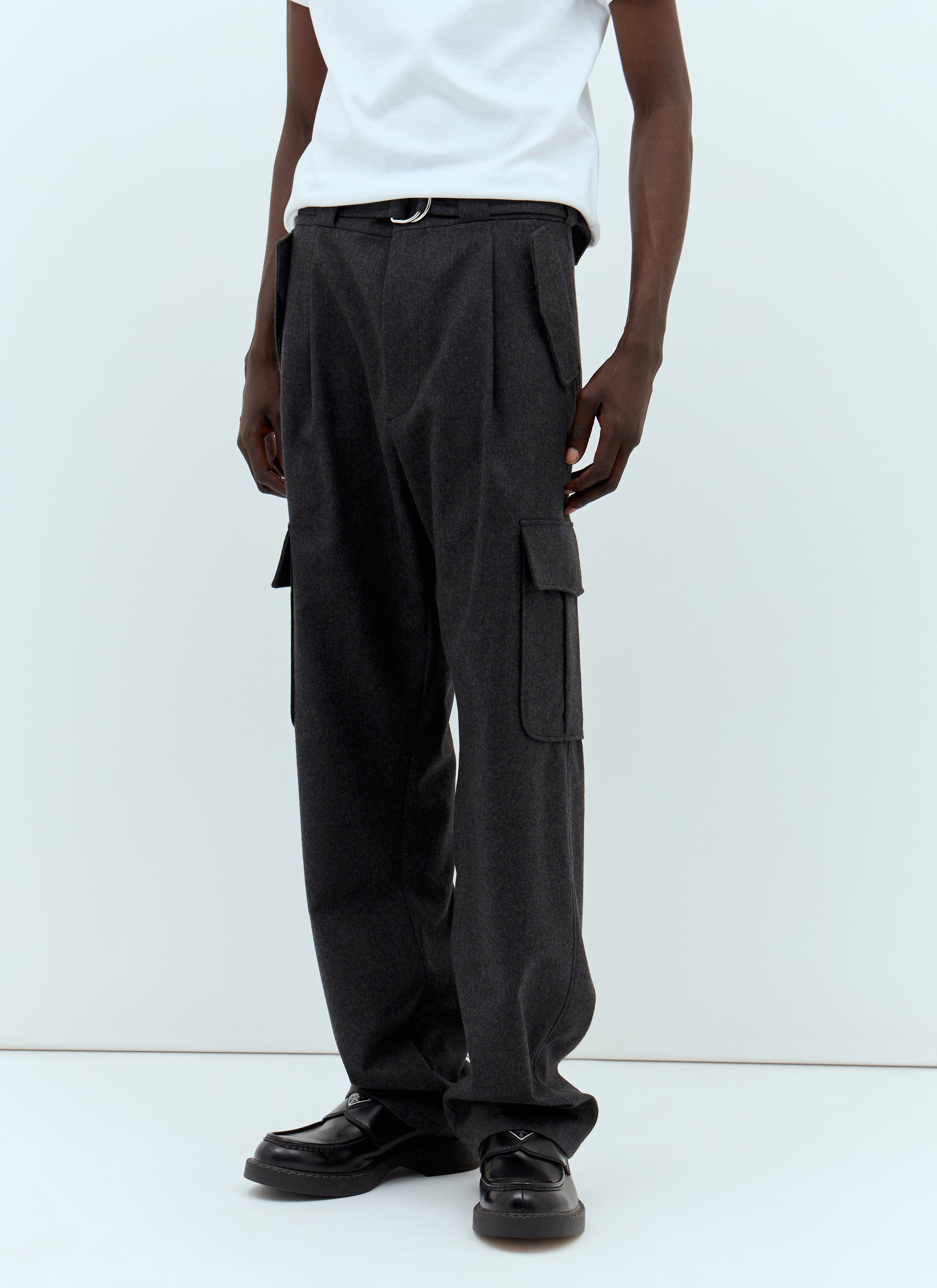 Prada Men Flannel Cargo Pants by Luosophy