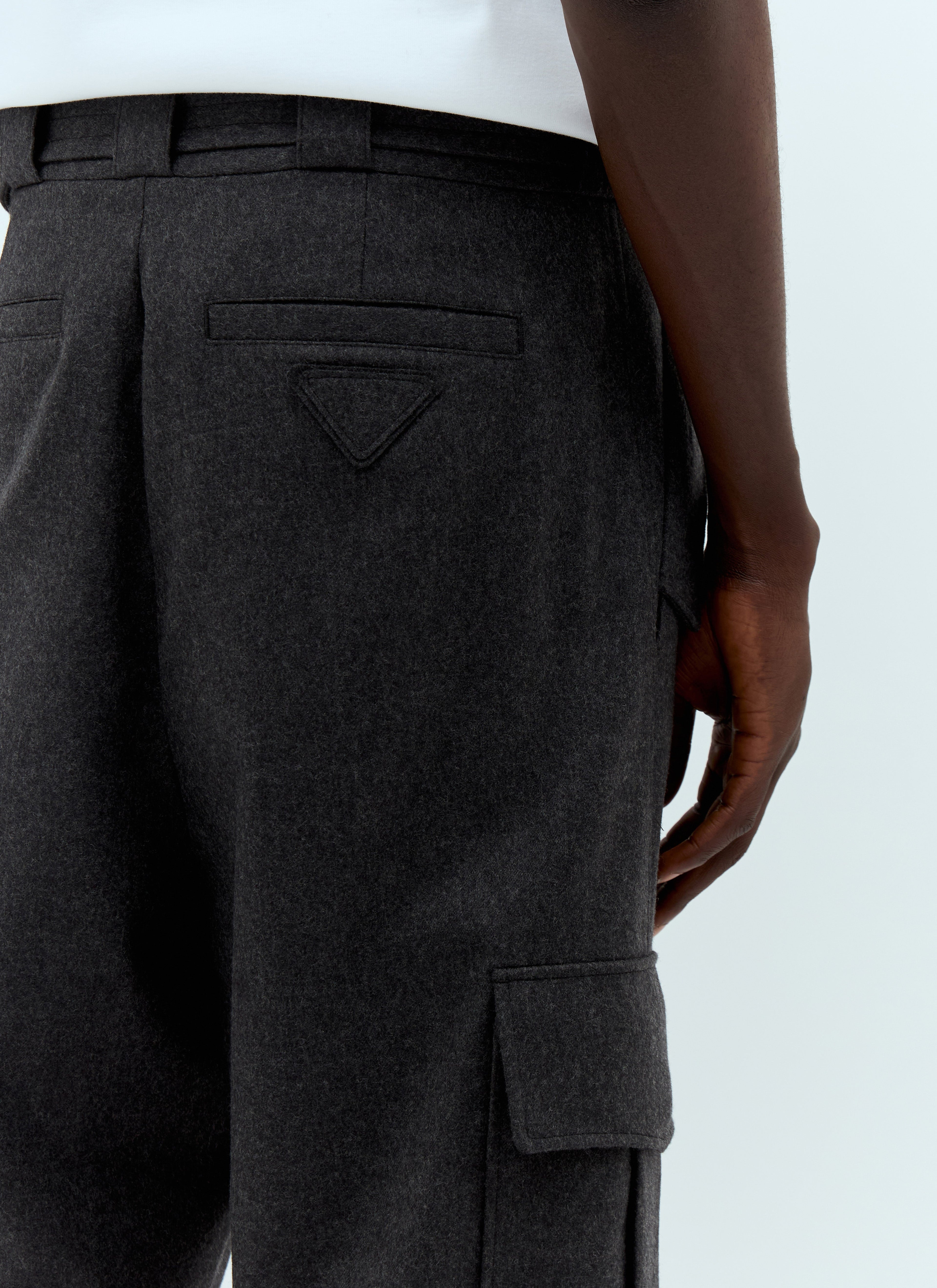 Prada Men Flannel Cargo Pants by Luosophy