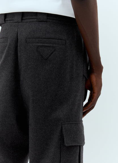 Prada Men Flannel Cargo Pants by Luosophy