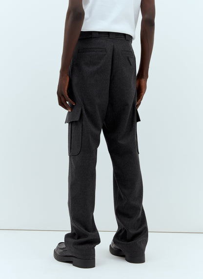 Prada Men Flannel Cargo Pants by Luosophy