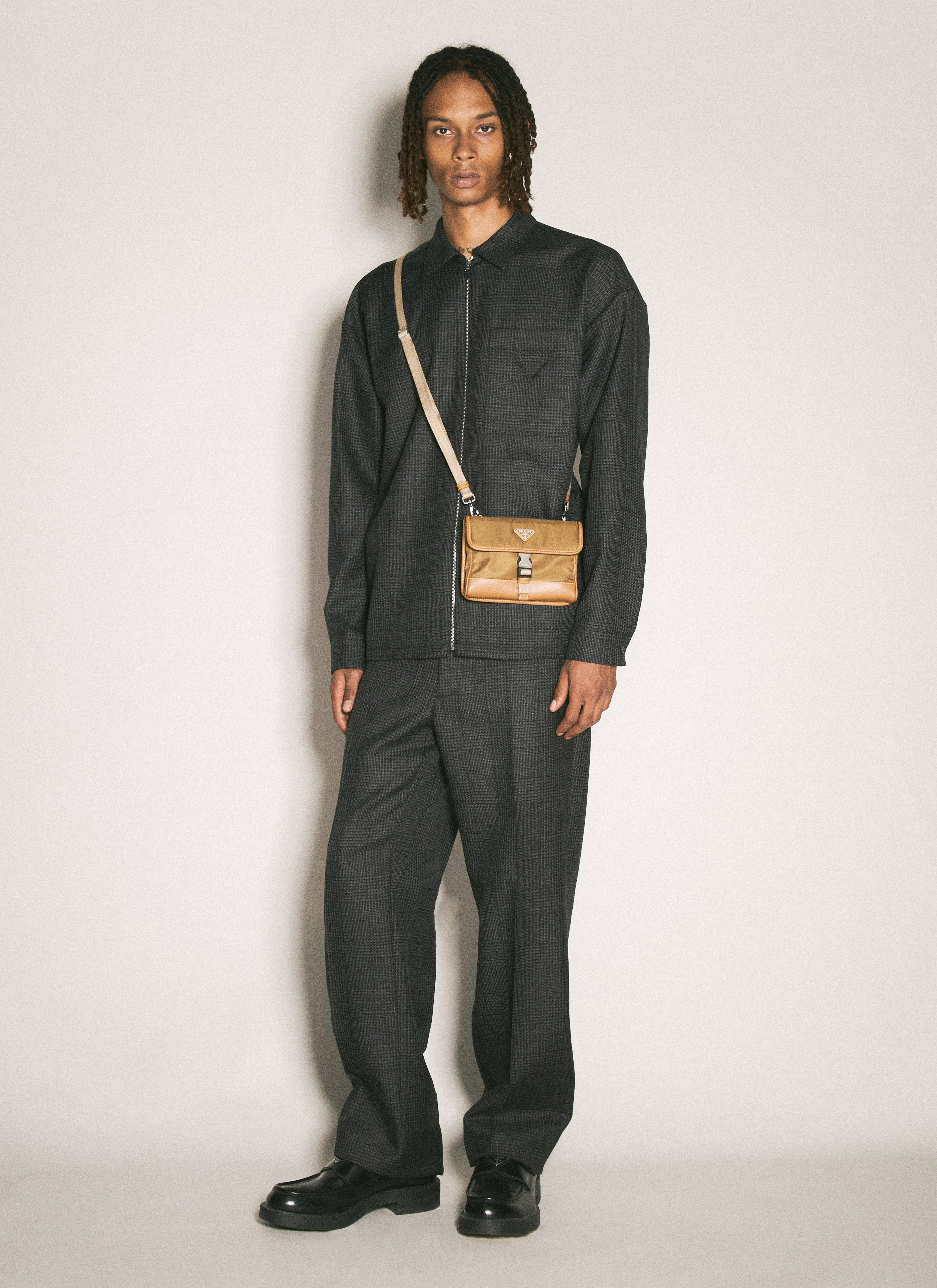 Prada Men Wool Tailored Pants by Luosophy