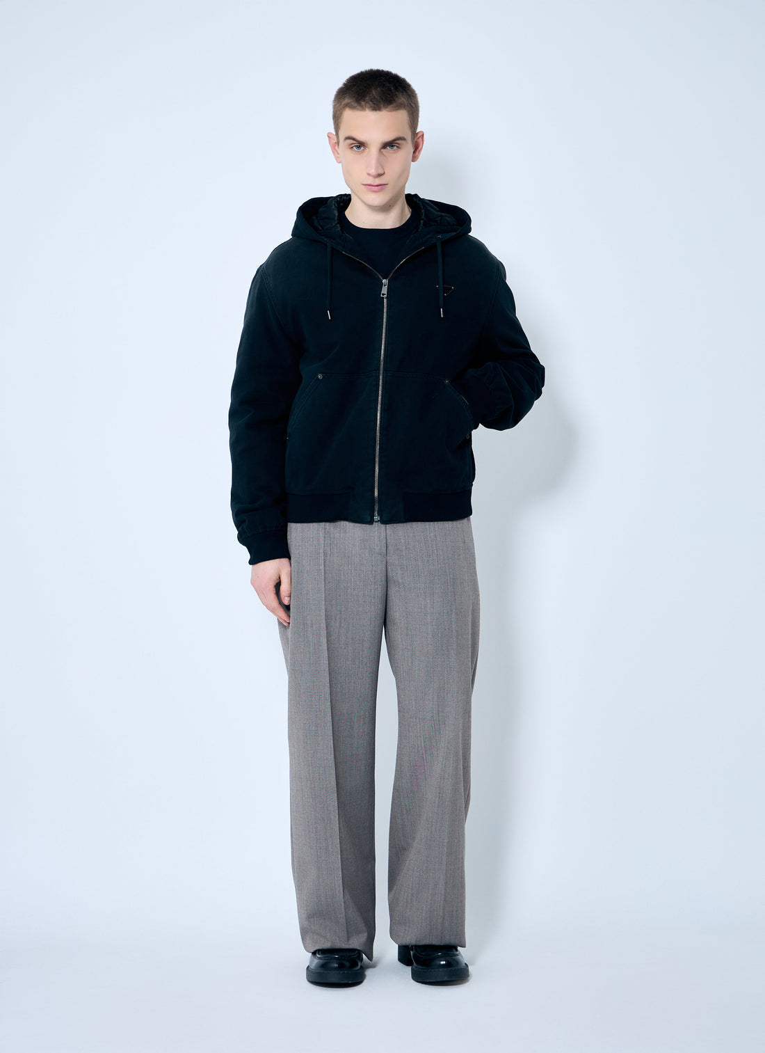 Prada Men Denim Hooded Jacket by Luosophy