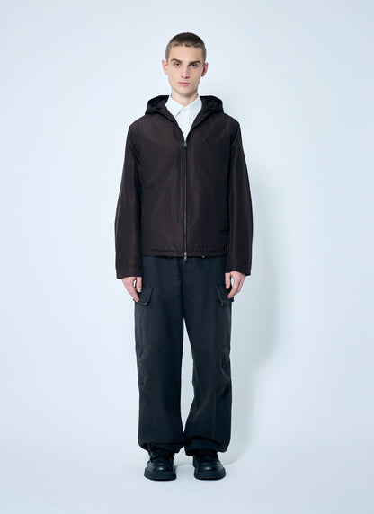 Prada Men Silk Hooded Jacket by Luosophy