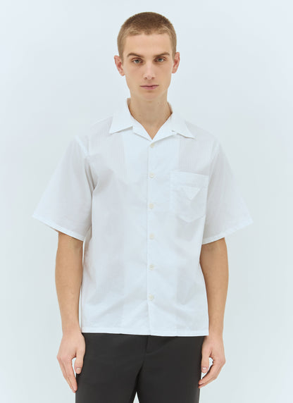 Prada Men Striped Short-Sleeve Shirt by Luosophy