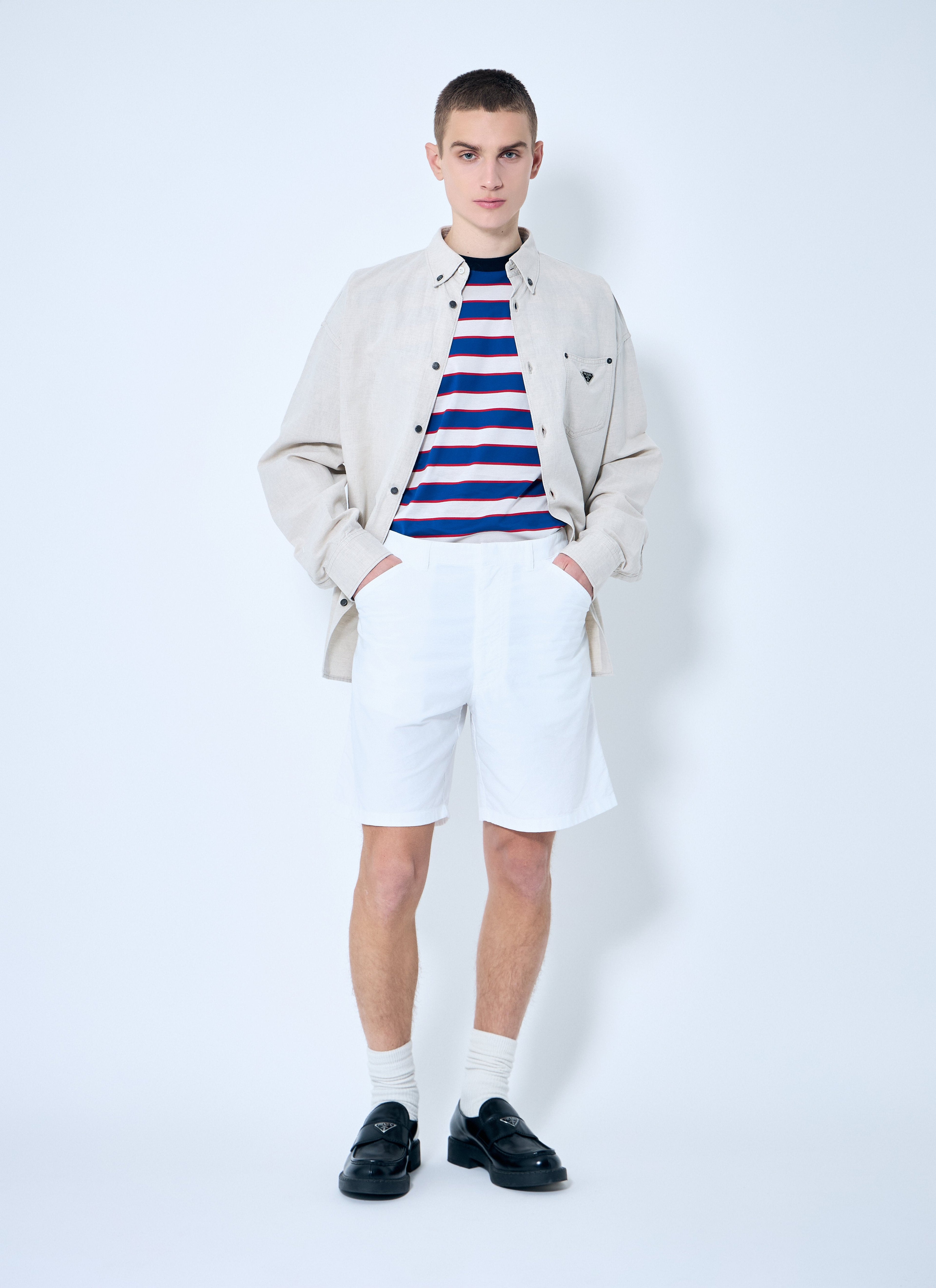Prada Men Oxford Shorts by Luosophy