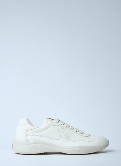 Prada Men Leather Low-Top Sneakers by Luosophy