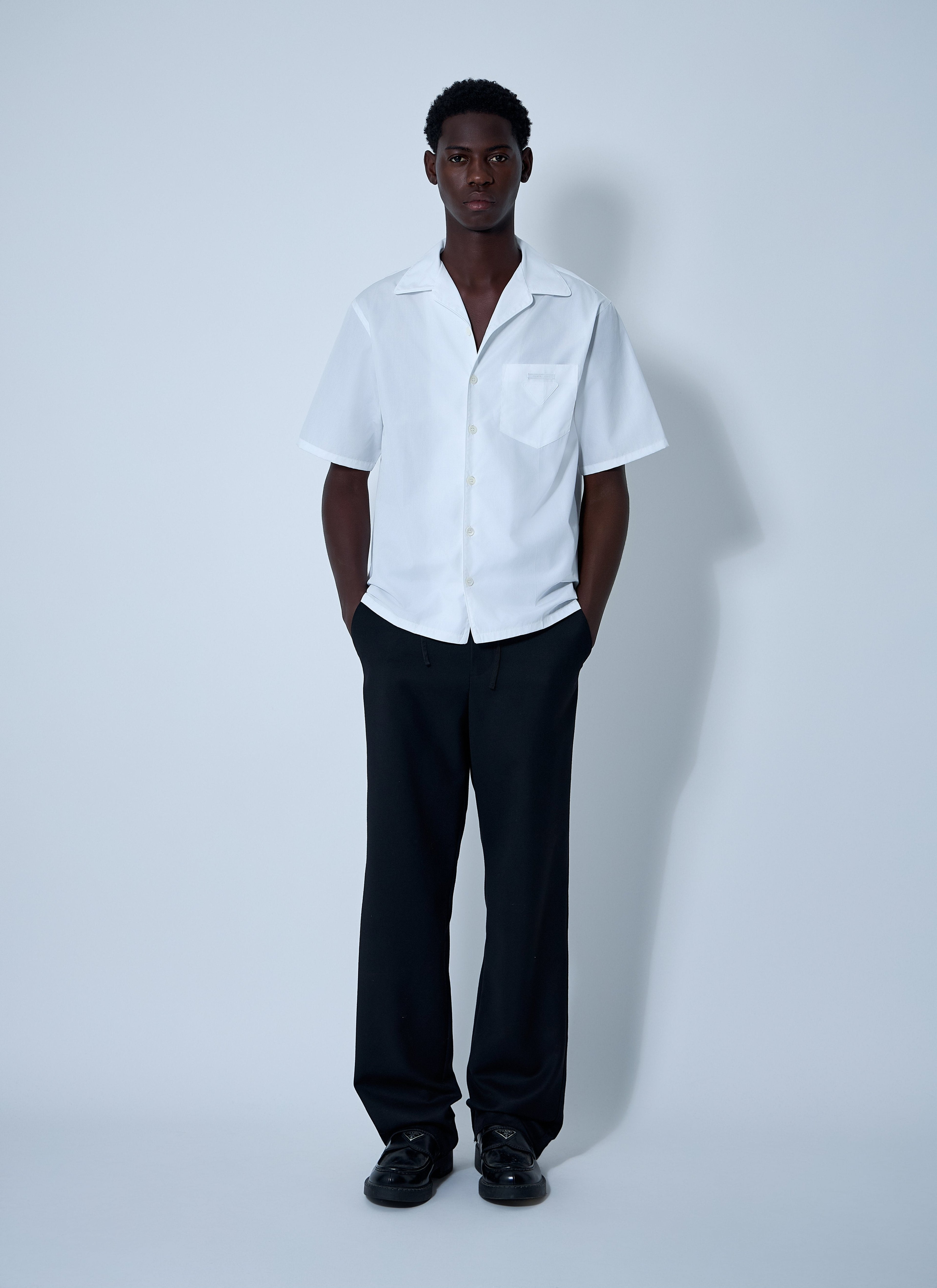 Prada Men Logo Motif Shirt by Luosophy