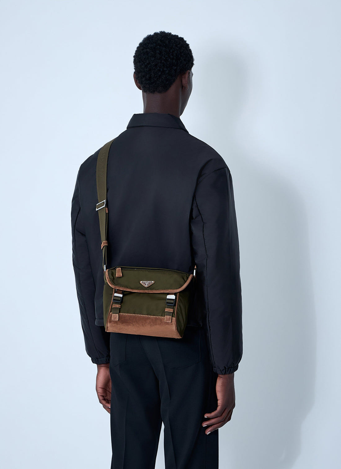 Prada Men Medium Re-Nylon Crossbody Bag by Luosophy