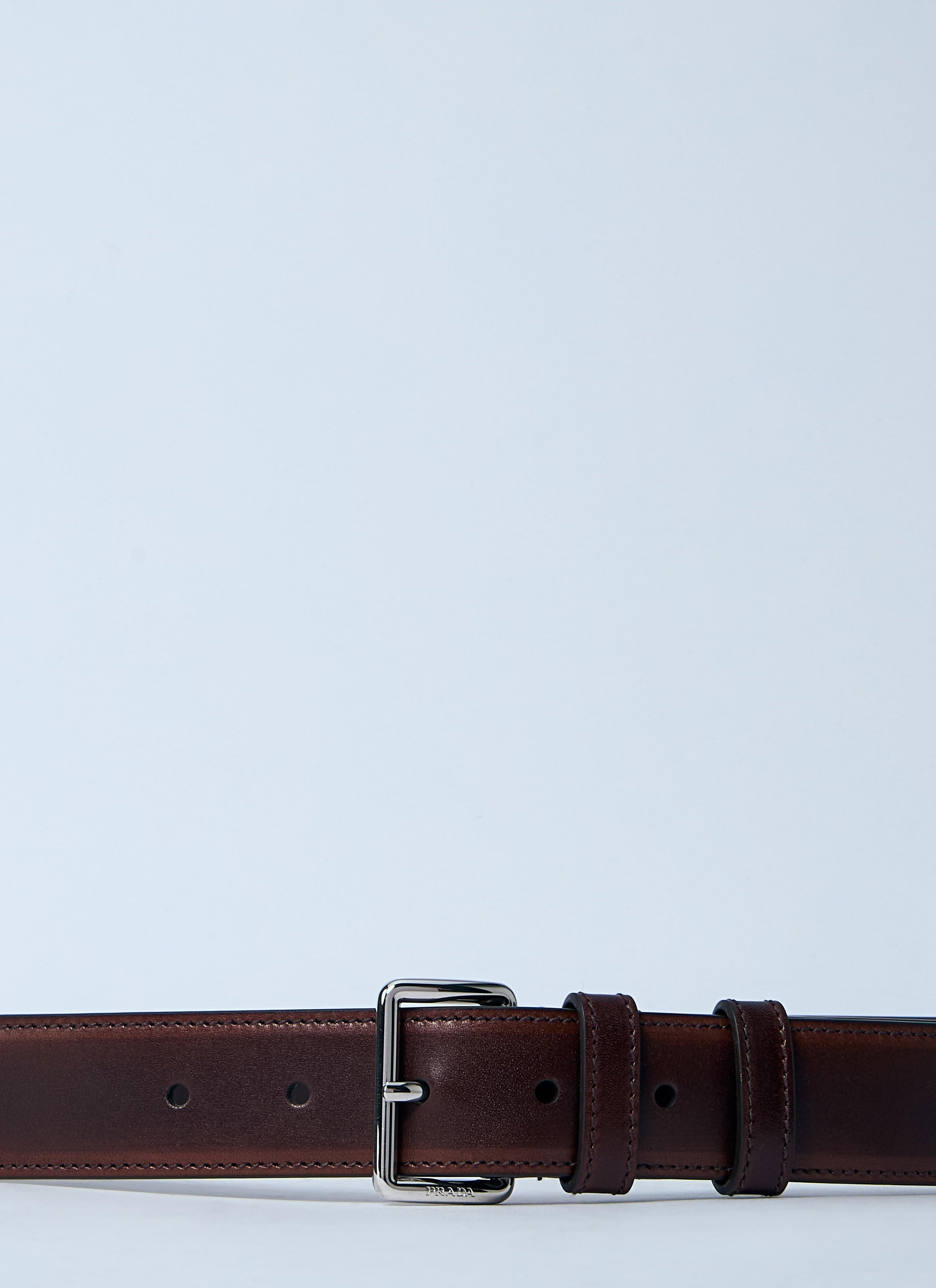 Prada Men Leather Belt  DestGlow