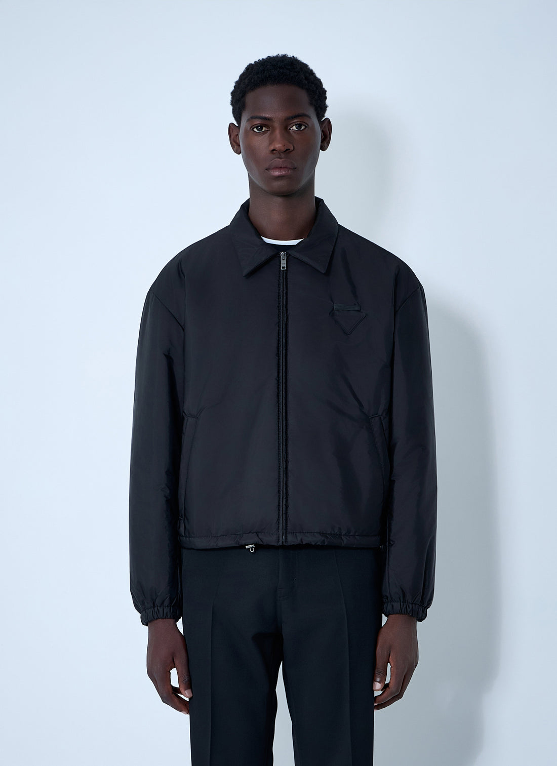 Prada Men Short Re-Nylon Down Jacket by Luosophy