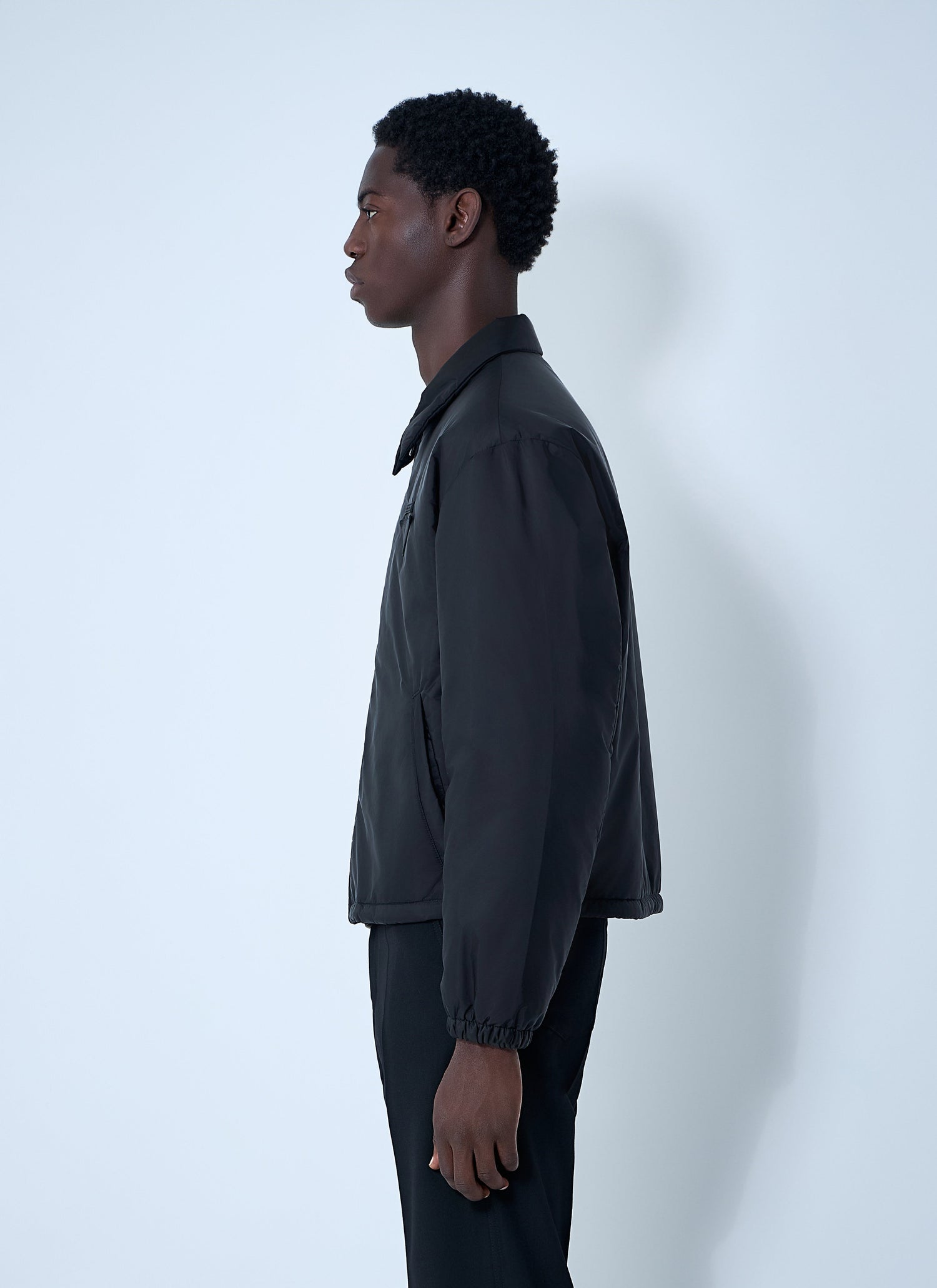 Prada Men Short Re-Nylon Down Jacket by Luosophy
