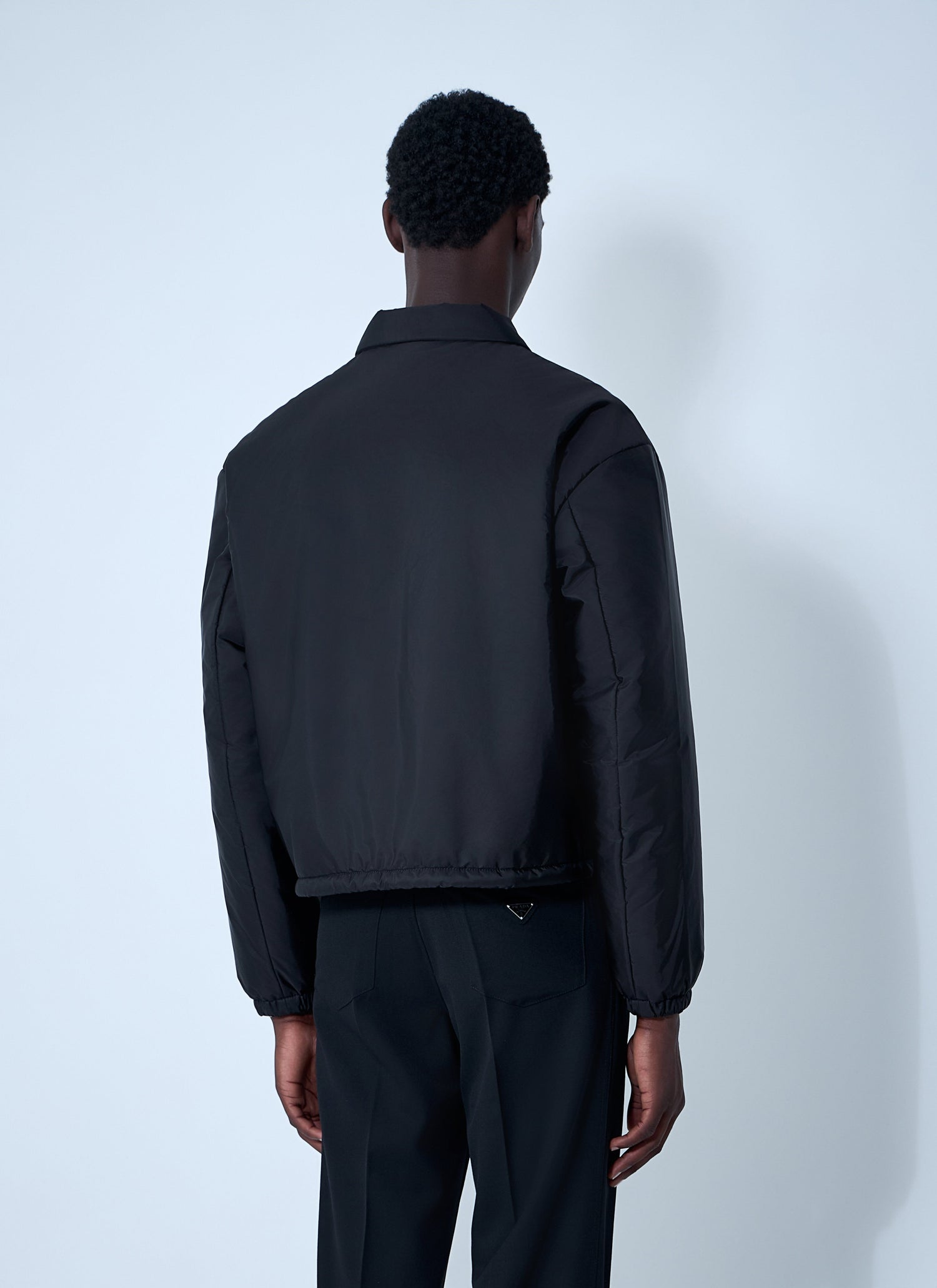 Prada Men Short Re-Nylon Down Jacket by Luosophy